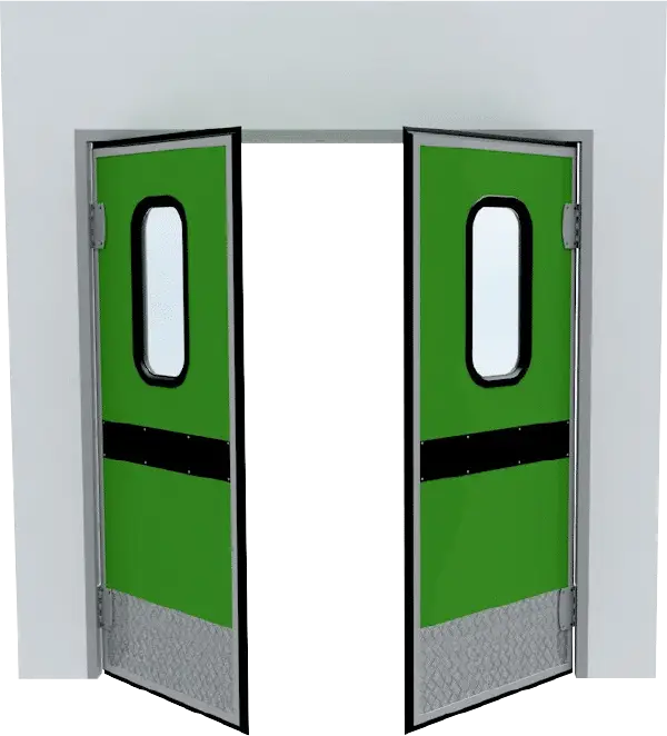 Double Wing Flip-Flap Cold Room Doors 2