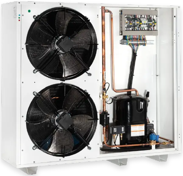 iki fanlı split tipi hermetik sogutma cihazlari