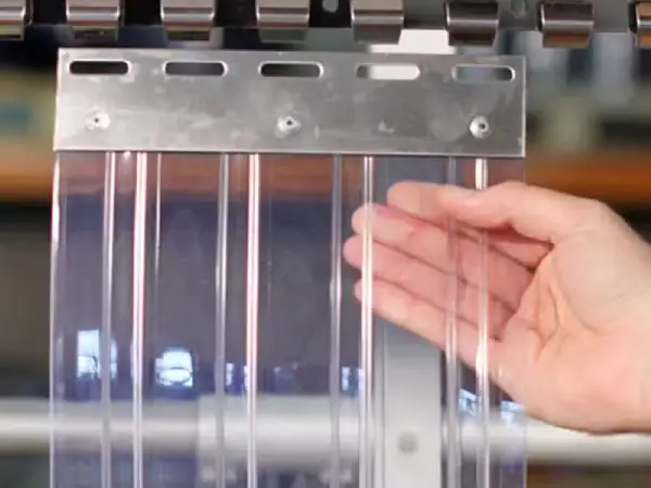 soğuk oda PVC şerit perde şeffaf